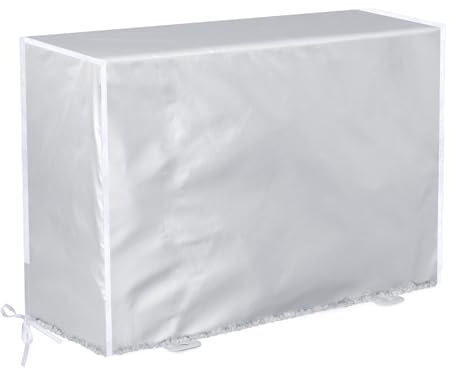 Funda para Aire Acondicionado Exterior,Cubierta del Acondicionador de Aire al Aire Libre Antipolvo Anti Nieve Impermeable,Protector Aire Acondicionado a prueba de sol antiincrustante