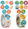 Aieino 1000pcs Teacher Stickers for Children - 25mm Self Adhesive Sticker 16 Assorted Cute Patterns Pencil Stars Yes Trophy Labels Teacher Supplies for Primary, Secondary Students Motivational Awards