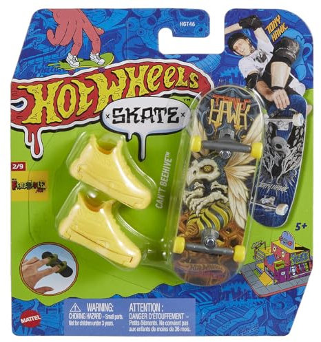 Mini monopatin Hot Wheels. Incluye Zapatos. 10 cm - Modelos Surtidos