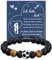 YELUWA Fußball-Armband-Geschenke für Männer, Liebe Dich Geschenke für Männer, Geschenk für ihn Männer Ehemann Freund Valentinstag Jahrestag Hochzeitstag Geburtstagsgeschenk Liebesgeschenke für Männer