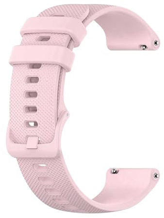 OcioDual Bracelet, Montre Connectée Homme en Silicone Rose 18mm, Bracelets de Montres, Bracelet Montre Femme, Bracelet Montre Connectée à Dégagement Rapide, Bracelet Montre Homme