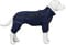 Warmer Hundemantel, doppellagige Hundeweste, Vier Beine bedeckt, Winddicht, wasserdicht, reflektierende warme Hundeweste, Outdoor-Schlittschuhkostüm für kleine, mittlere und große Hunde. Navyblue M