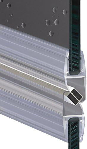 AERREGI SET COPPIA GUARNIZIONI PER VETRO E PER BOX DOCCIA 220cm MAGNETICA PER VETRO 10mm GUARNIZIONE TRASPARENTE