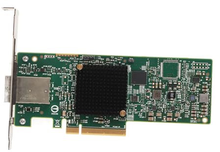Scheda Controller LSI 9300 8e, HBA PCIe SAS Esterno 12G, 8 Porte, Adattatore Bus Host, modalità IT, per //Solaris/VMware/FreeBSD