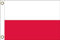 Bandiera della Polonia, 150 cm x 90 cm, 90 x 150 cm, resistente alle intemperie e durevole, in poliestere con due occhielli