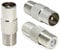 HiAoey 3 Pcs F Female to PAL Male 9.5mm TV Satellite Antenna Coax Adapter, Socket F-Connectors Adaptor Satellite to RF Coax Aerial Male Adapter Converter Brand
