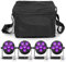 Oloaxolx 60W Akku LED Par Strahler Wiederaufladbar mit Tasche und Fernbedienung, RGBWA+UV 6 LED Bühnenlicht DMX512 Partylicht für DJ Disco Live Hochzeit Indoor Outdoor Ausstellungshalle