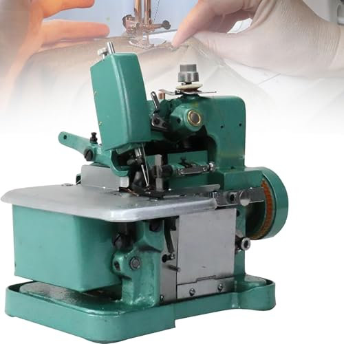 Tagliacuci da 250 W, macchine tagliacuci, lunghezza traccia 1,5-3,2 mm, lunghezza punto regolabile e 3000 punti al minuto, con capacità di 3 punti, macchina da cucire tagliacuci for orlature