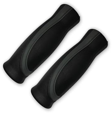 2x Handgriff für Rollator, 110x22 mm von FabaCare, ergonomisch geformt, Ersatzhandgriffe, Rollatorengriff, Rollatorenhalter, Universal, Rechts und Links, Handfasser für Mobilitätshilfe