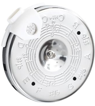 Sarini Stimmgerät mit 13 Tönen, empfindliches chromatisches CC-Stimmpfeifenstück mit Etui für genaues Stimmen des Instruments