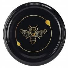 Green Hobby Twist off deckel 50 Stück X To 82 mm Biene auf schwarzem Hintergrund Schraubdeckel für Gläser