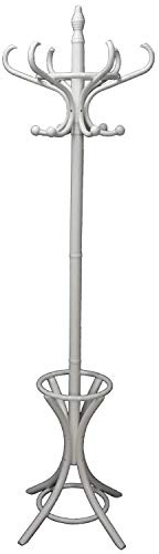 PERCHERO DE PIE MADERA BLANCA_°53X186CM,MADERA:ABEDUL/┴LAMO