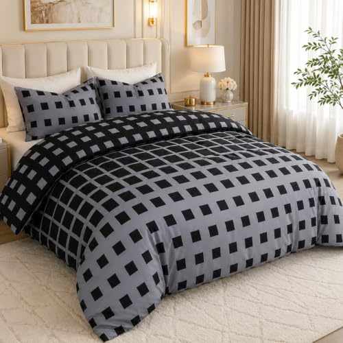 Grace Double Duvet Set Premium Brushed Microfiber Duvet Cover Double Ultrasoft Hypoallergenic Duvet Double Cover Set Non Iron Luxury Quilt Cover Bedding Set With Zipper Closure