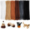 BULANGDE 300 Pfeifenputzer zum Basteln Bunte 30cm Lang 8mm Dick,Pfeifenreiniger Blumen Pipe Cleaner Set für DIY-Deko,Festdekoration,Spielen/Lernen,Kinder Handwerk (Schwarz/Weiß/Braun 6 Farben)