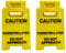 Caution Overstimulated Desk Sign, Funny Office Desk Signage Accessories Humor (2 PCS)