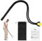Gosknor Golf Rope Swing Trainer, Professional Portable Golf Rope Swing Training Accessory with Storage Bag Warm-up Equipment for Golfers Strength Control & Speed Improvement (Black)