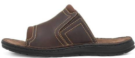 Osaga Yellowstone Mens Brown Leather Mule Sandal