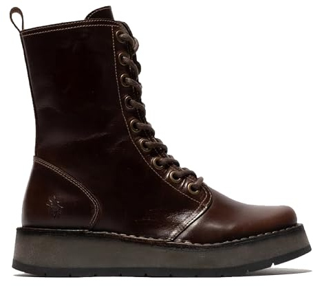 Fly Womens RAMI043 Casual Leather Lace-up Ankle Dress Boots