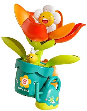 KHZen Juego Agua Infantil Juguete Baño con Modos Pulverizador Creativo para Desarrollo Sensorial Coordinación Mano del Juguete