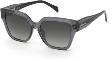 Blumarine SBM905 0AAU Shiny Dark Grey 54/16/140 Women's Sunglasses