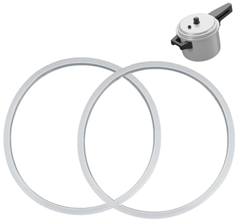 2PCS Schnellkochtopf-Dichtungsring, Dichtungsring für Überdruckstopfen Silikon O Ersatz für Schnellkochtopf aus Aluminiumlegierung (20cm)