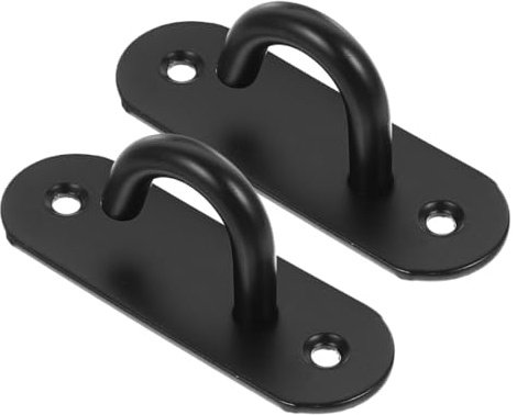 MAGICLULU 2 Stück Edelstahl Wandhaken für Widerstandsbänder und Hängematten Robuster Deckenanker mit Großer Öffnung Fitness Wandhalterung für Krafttraining und Yoga