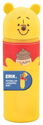 Grupo Erik Disney Winnie the Pooh Federmäppchen Mäppchen Merch | Federmappe Stift Etui Schule 1 Fach 18 x 7,5 cm - Federtasche Mädchen und Jungen Schlampermäppchen Geschenke zur Einschulung
