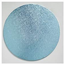 Culpitt Cake Board, Cake Drum, Light Blue, 10 Inch (254mm) Round, 0.5 Inch (13mm) Thick, (Pack of 5 Boards)