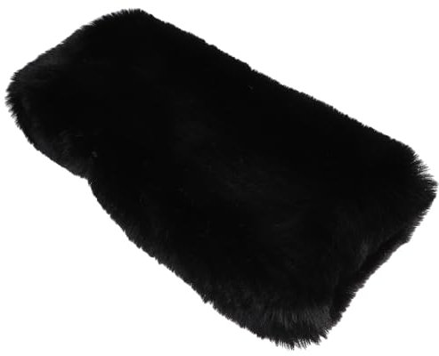 VORCOOL Kunstfell Handmuffs Warme Wintermuffs für Frauen Mädchen Schwarz