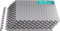 Yes4All PVMZ Stuoia ad incastro-24SQFT, 2,2 m² (6 piastrelle), grigio