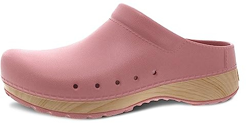 Dansko Kane Slip-On Mule Clog for Women - Lightweight Cushioned Comfort and Removable EVA Footbed with Arch Support - Easy Clean Uppers Kane Rose 9.5-10 M US