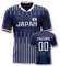 Yolovi Japan Personalisiertes Fussball Trikot 3D Druck Football Shirt mit Ihrem Namen und Nummer Hip Hop Football Jersey für Herren Damen Kinder, Small-6X-Large