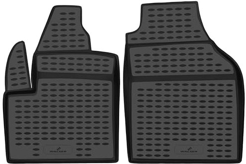 Walser XTR Gummi Fussmatten Auto für Ford Transit Connect 06/2002-Heute, 100% passgenaue Auto Fußmatten, robuste Universal Fußmatte Auto, Gummimatten Auto, Auto Fussmatten Gummi