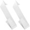 Prasacco 2 Pcs White Blank Sash, Plain Satin Sashes Satin Sashes for Pageants Mommy to Be Sash Birthday Sash Bride Sash for Pageants Senior Graduation Wedding Party DIY Supplies