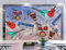 Fototapete 3D Effekt Handgemalte Graffiti Mode Musik Gitarre Bar 300x210cm Fototapete Schlafzimmer Wohnzimmer Kinderzimmer Wanddeko, Wandbild, Wandtapete