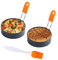 Highly Rated Egg Rings 3.5 Inch 2 Packs Fried Egg Moulds for Frying Egg Circle Egg Mcmuffin Maker with Oil Brush