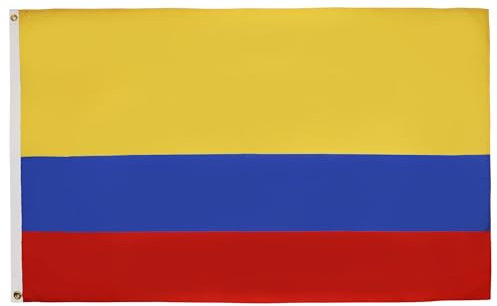 Bandera de Bolivia, 3 x 5 pies, pancarta boliviana de poliéster ligero con dos ojales de latón, resistente a la decoloración, colores vivos, 150 x 90 cm