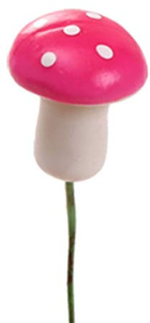 SwansGreen Rose 10 Stück Mini Red Mushroom Micro Fairy Garden Decor Ornament Bonsai DIY Craft Rose