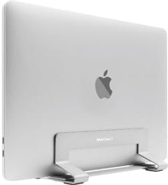 Macally Universal Vertical Laptop Stand 13-17 - Aluminium Silver