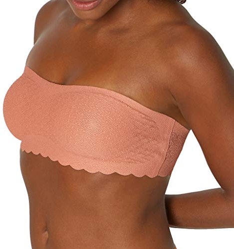 Sloggi Zero Feel Lace Bandeau Reggiseno a fascia, Donna, Rosa(Indian Summer 6802), XS