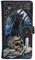 Lisa Parker Spirits of Salem Geldbörse mit schwarzem Katzenschädel geprägt, 18,5 cm, PU-Leder, schwarz, Lisa Parker Geschenkware, Spirits of Salem Kunstwerk, geräumig und stilvoll, mehrere Fächer für