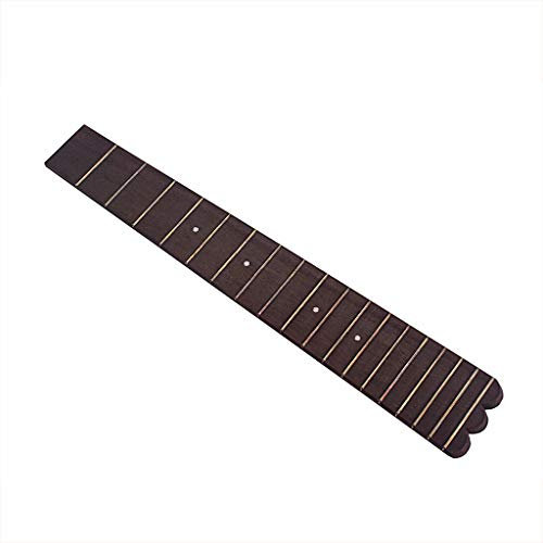 Alnicov Ukulelen-Griffbrett, 18 Bünde, Palisander-Griffbrett für 66 cm (26 Zoll) DIY Tenor-Skala Ukulele-Teile