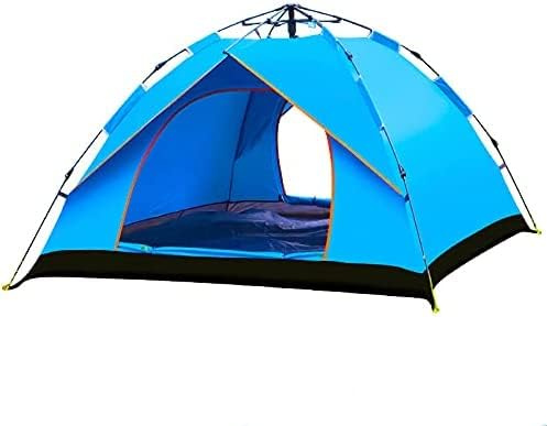 Super Grills Pop Up Tent for 3-4 Person - Double Layer Instant Tent, Modern and Functional, Perfect for Beach, Camping, Hiking, Festival