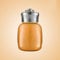 Gelory Small Water Bottle 200 ml Mini Vacuum Insulated Water Bottle Stainless Steel Water Bottle Flask Portable Leakproof Travel Mug (Orange)