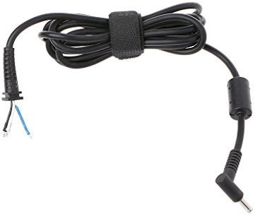 Ocobudbxw châssis de Bureau 4.5x3.0mm DC Pointe Prise connecteur Rond à Angle Droit câble d'alimentation pour Ordinateur Portable pour HP