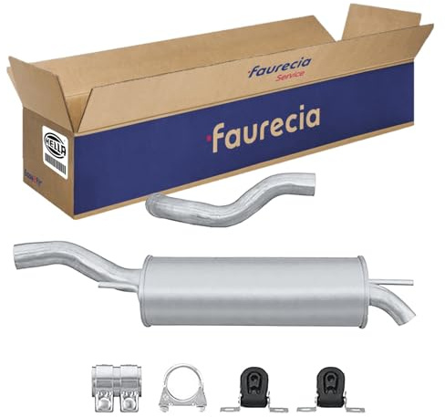 HELLA 8LD 366 036-521 Endschalldämpfer - Easy2Fit Kit - hinten - zweiteilig | Kompatibel mit: VW POLO, POLO III