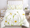 IUNTWEIE Blumen Margeriten Bettwäsche 135x200, Margeriten Bettwäsche-Sets mit Reißverschluss, Super Weiche Angenehme Mikrofaser Bettwäsche (Blumen-1, 135x200cm)