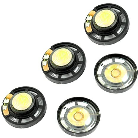 PATIKIL 8 Ohm 0,25W 29mm Altoparlante Magnetico per Elettrico 5pz