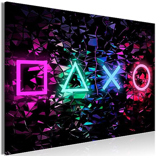 murando - Acrylglasbild Spielkonsole Game, Schlafzimmer, Wohnzimmer, modern | Hochwertige Leinwand, sofort aufhängbar, ideal fürs Wohn- oder Schlafzimmer, wasserfest und lichtecht, langlebig, stilvoll