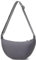 Micmores Umhängetasche Damen Bauchtasche Damen Stylisch, Nylon Crossbody Bag Damen Halbmond Tasche Schultertasche Mit Schultergurt Einstellbar, Y2K Gürteltasche für jeden Anlass(Grau)